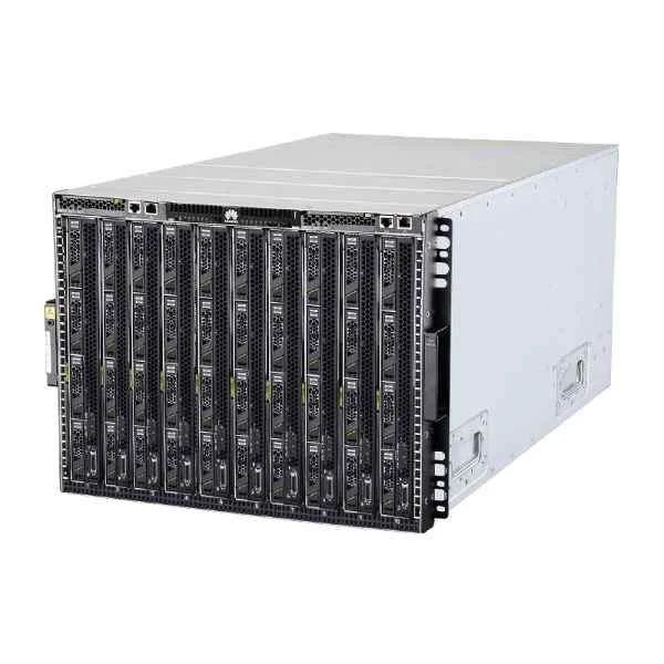 Huawei E6000 Blade Server Chassis, computing, switching, storage, I/O, and management, energy-efficient